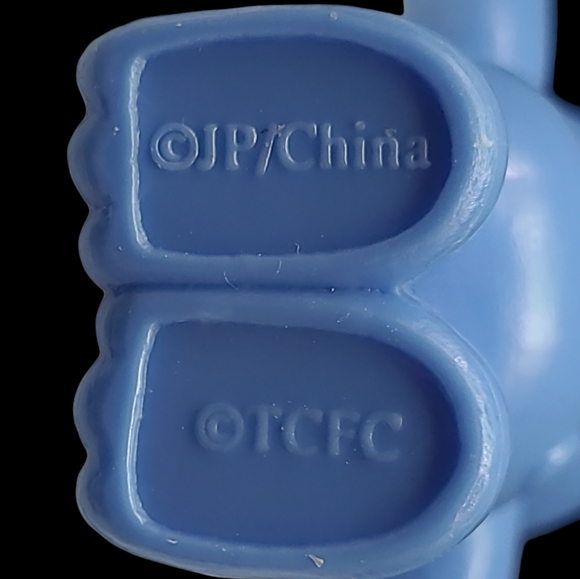 CARE BEARS "GRUMPY BEAR"   BLUE RAIN CLOUD TCFC FIGURE -2 3/8" - Picture 7 of 9